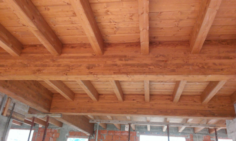 solaio legno costruzione