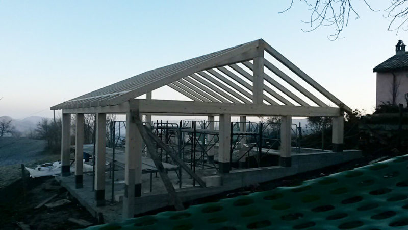 struttura in legno