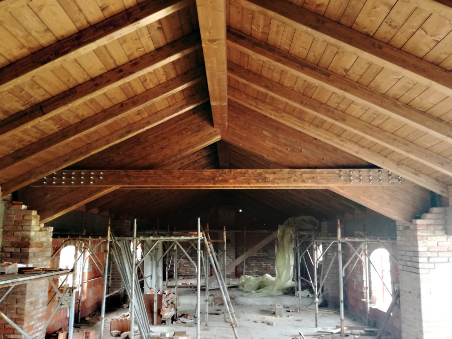 Tetto Legno Massello